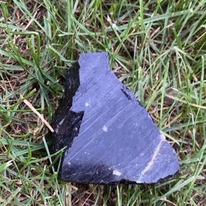 Polished Black obsidian stone/crystal piece